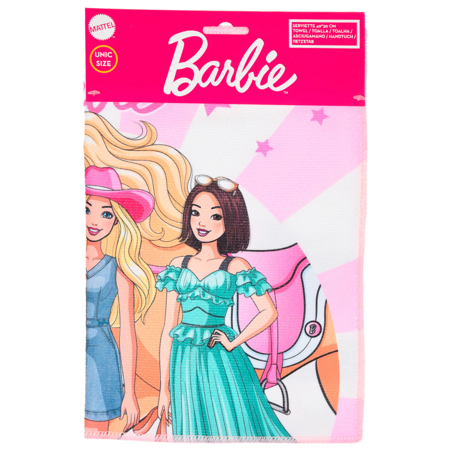 Ręcznik kąpielowy, do twarzy i dla gości Barbie Country 40x30 cm zdjęcie produktu