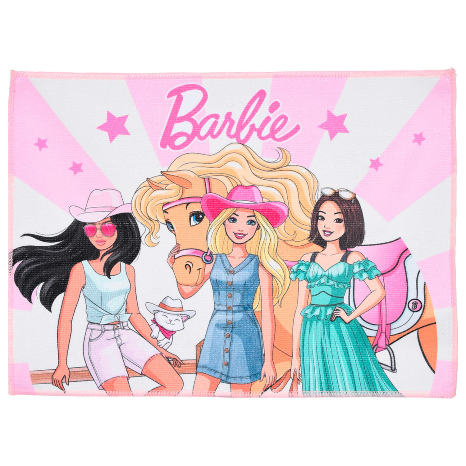 Ręcznik kąpielowy, do twarzy i dla gości Barbie Country 40x30 cm zdjęcie produktu