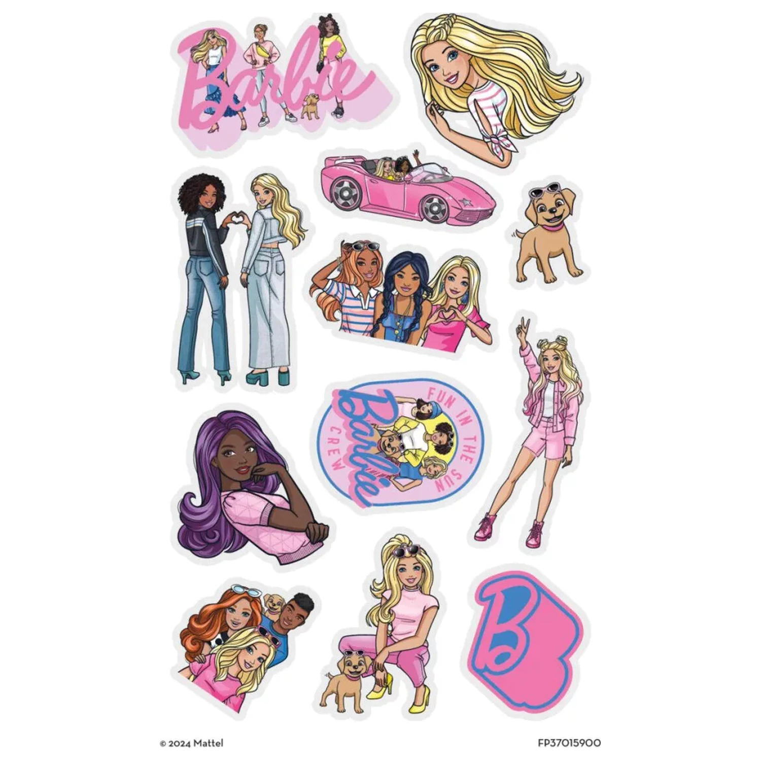 Barbie Crew tatuaże 12-częściowe zdjęcie produktu