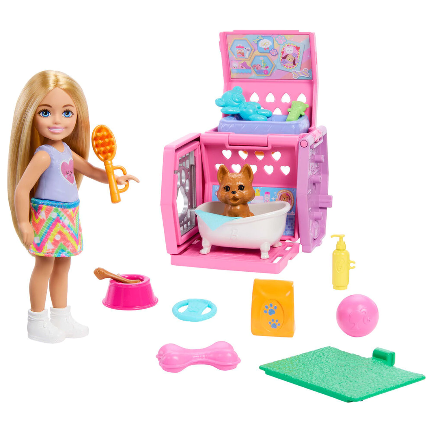 Barbie Dog & Carrier Lalka Chelsea zdjęcie produktu