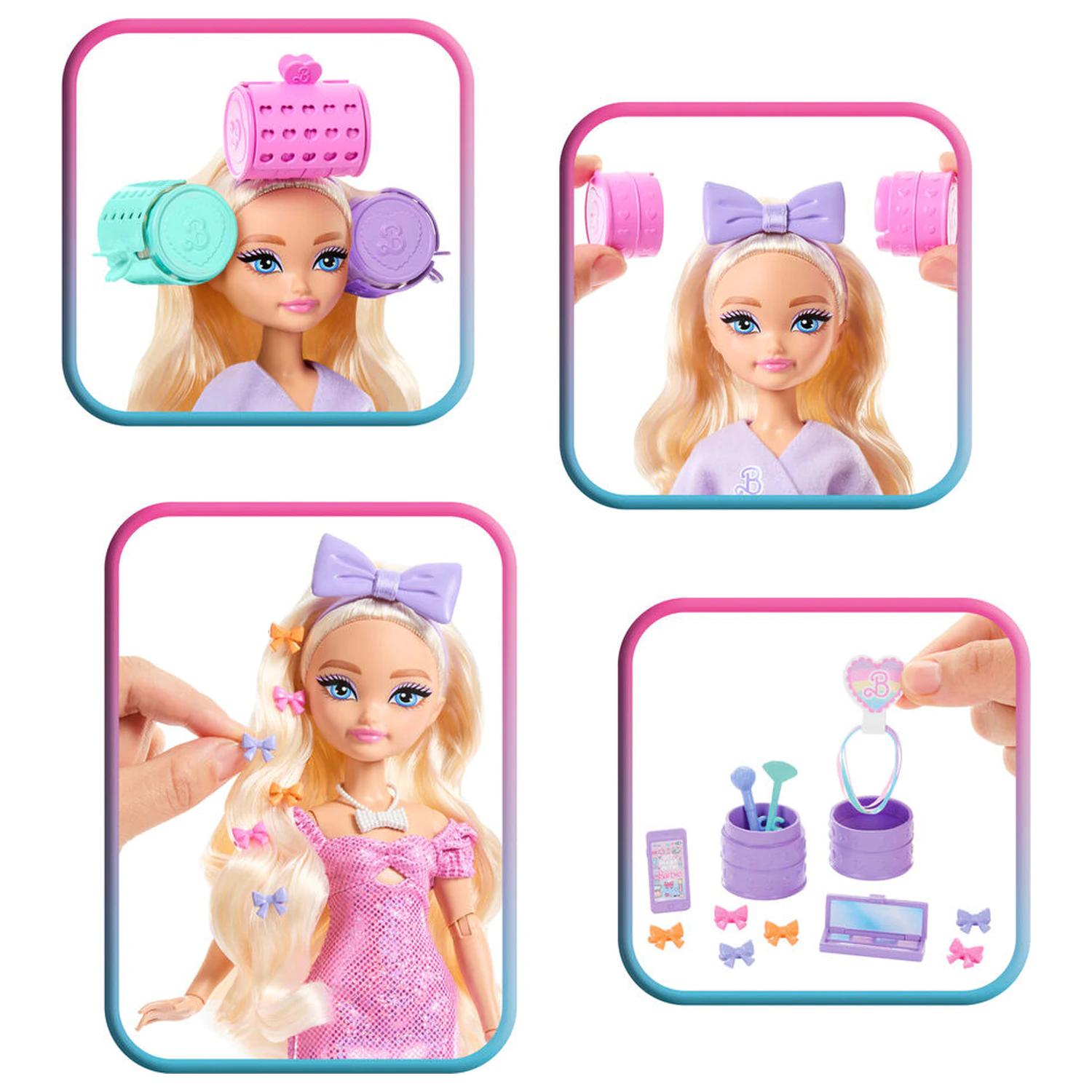 Barbie Dream Besties Salon fryzjerski lalka zdjęcie produktu