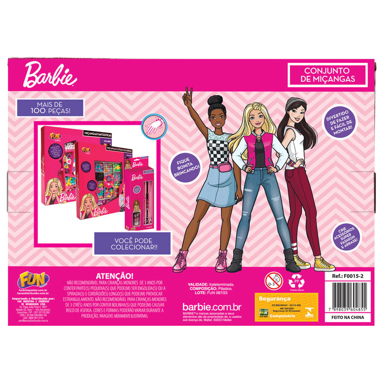 Barbie zestaw 100 sztuk pudełko na biżuterię zdjęcie produktu