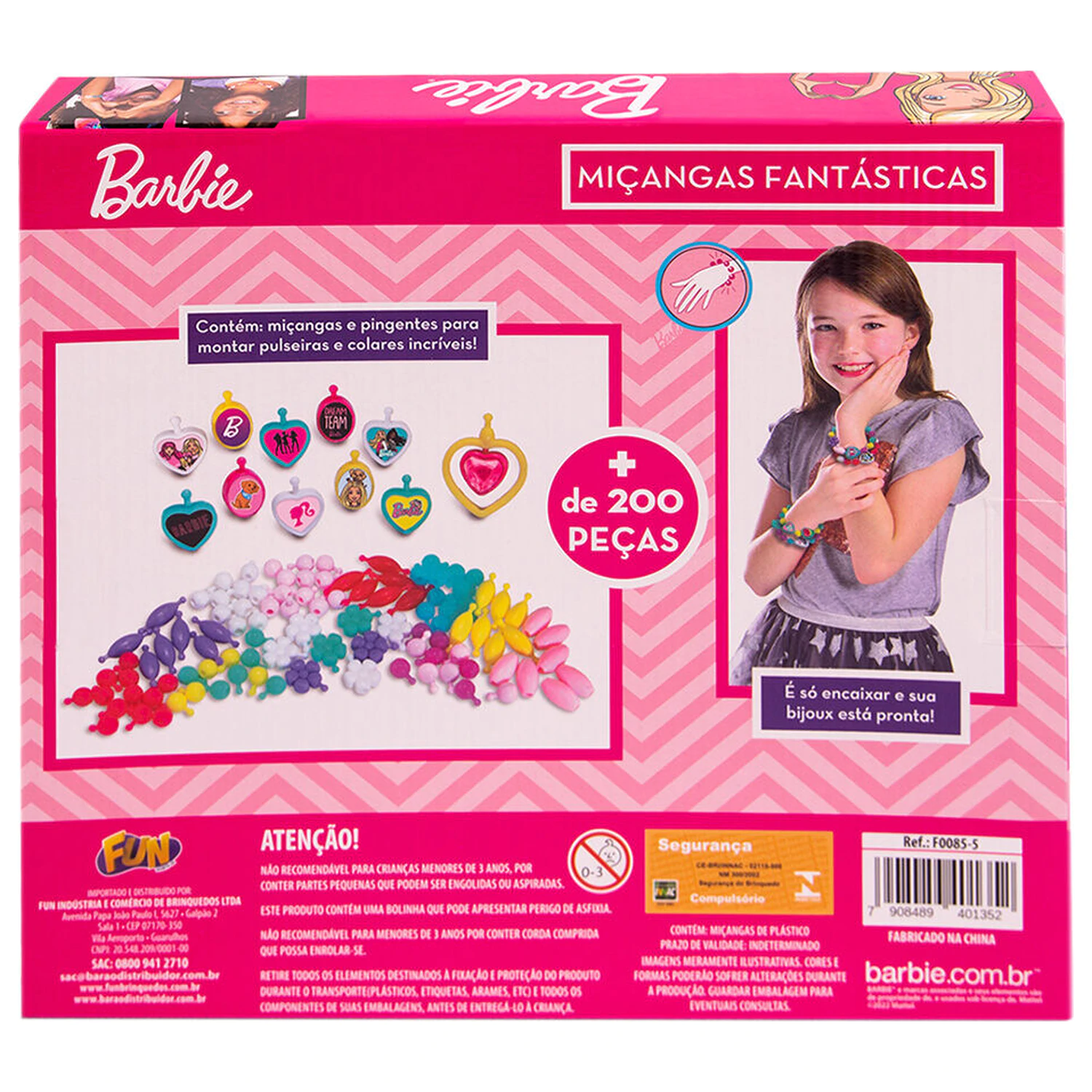 Barbie zestaw pudełek na biżuterię 200 sztuk zdjęcie produktu