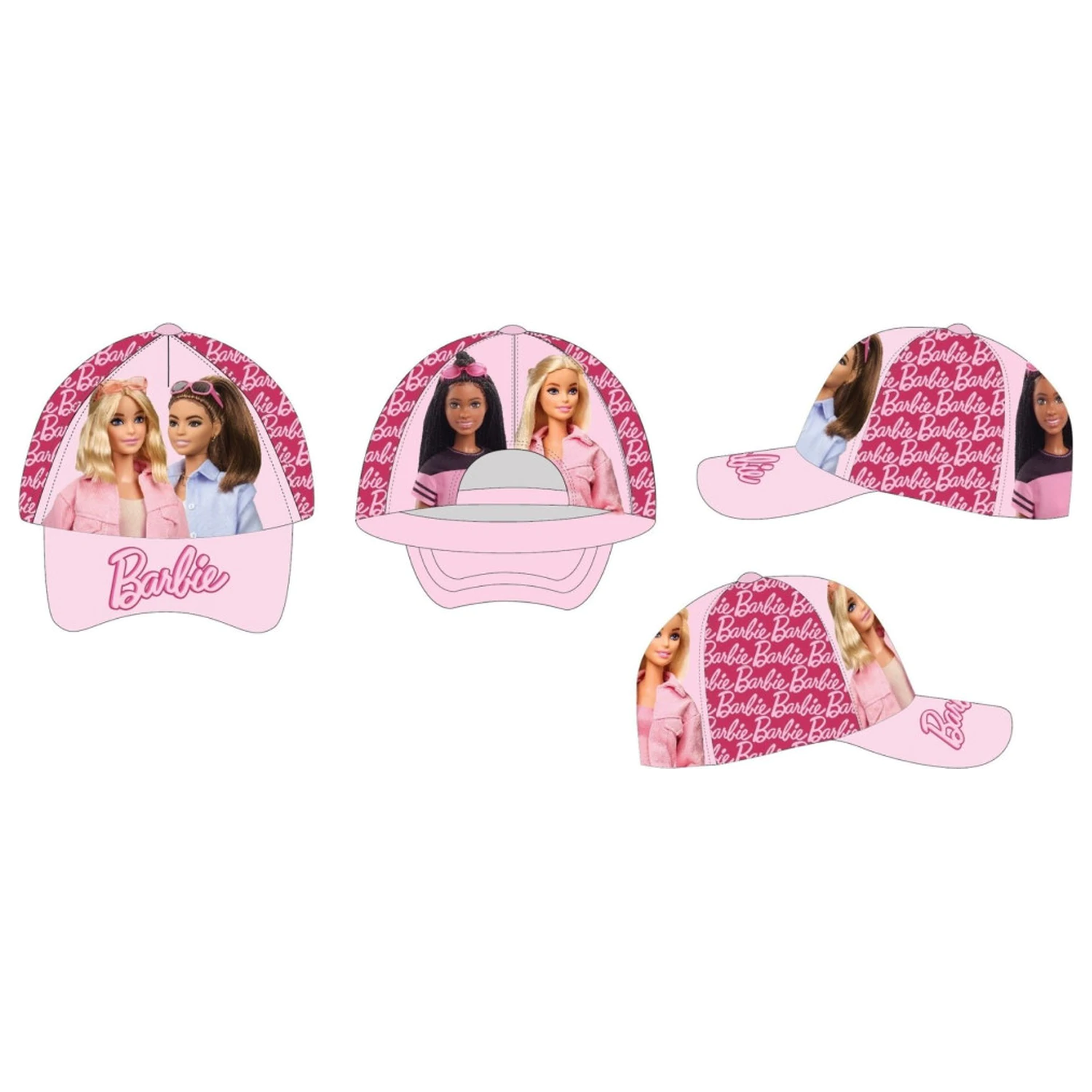 Czapka baseballowa dla dzieci Barbie Fabulous 54 cm zdjęcie produktu