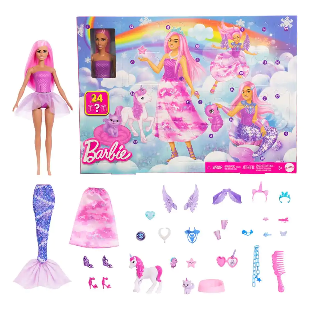 Kalendarz Adwentowy Barbie z Lalką Fantasy zdjęcie produktu