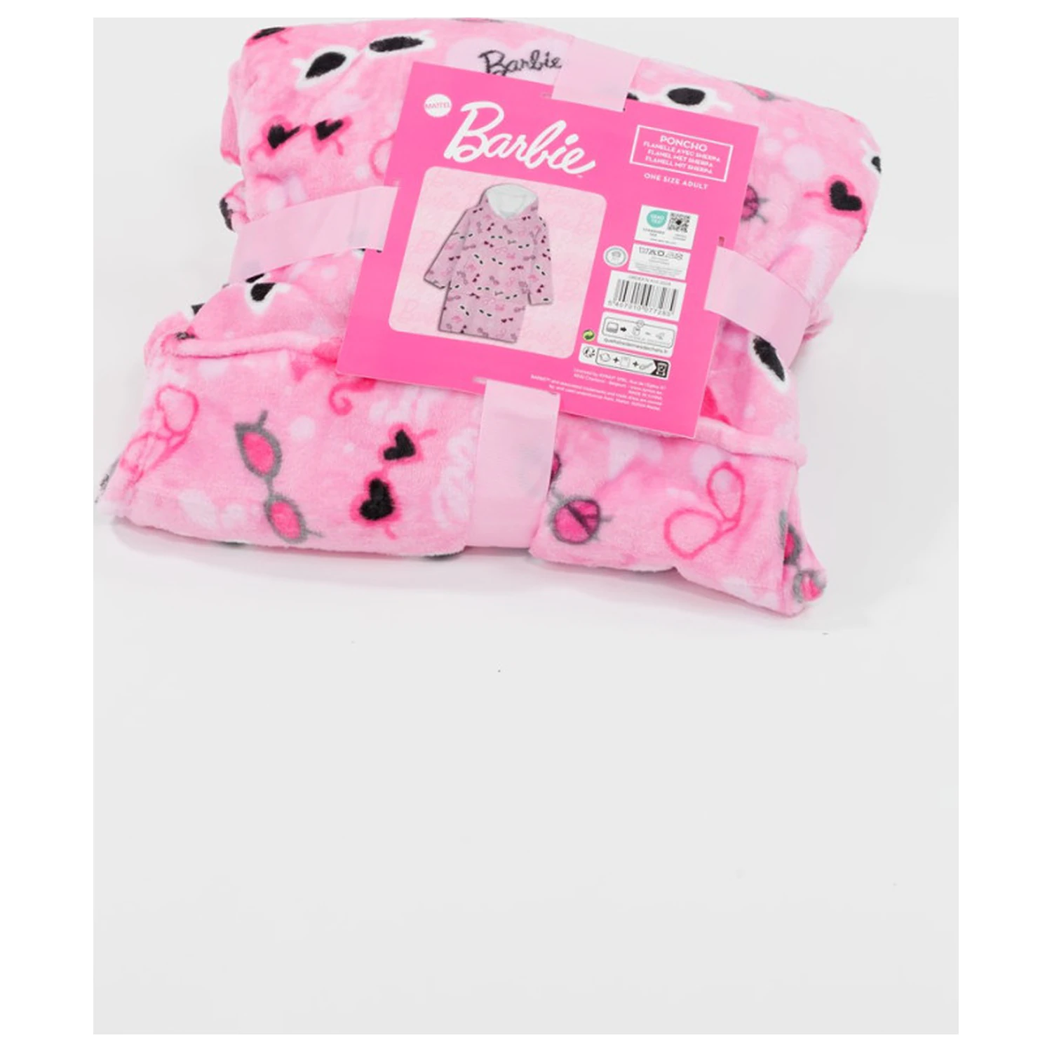 Barbie Okulary Koc Poncho z Polaru Pluszowy do Noszenia dla Dorosłych zdjęcie produktu