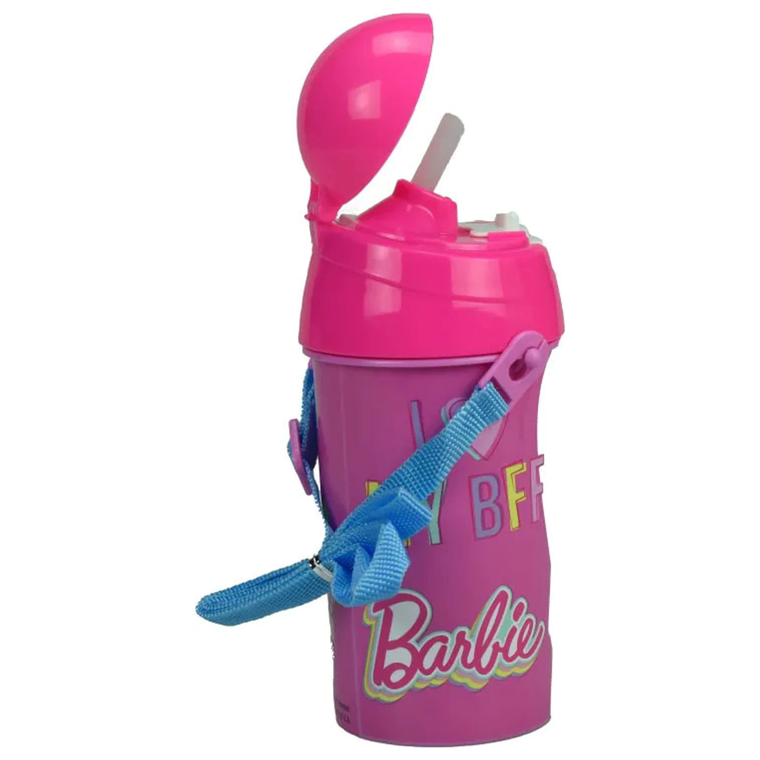 Barbie Happy Thoughts Butelka ze słomką z haczykiem 500 ml zdjęcie produktu