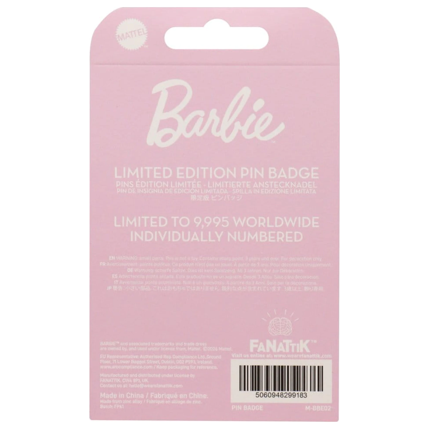 Barbie przypinka, Edycja Limitowana zdjęcie produktu
