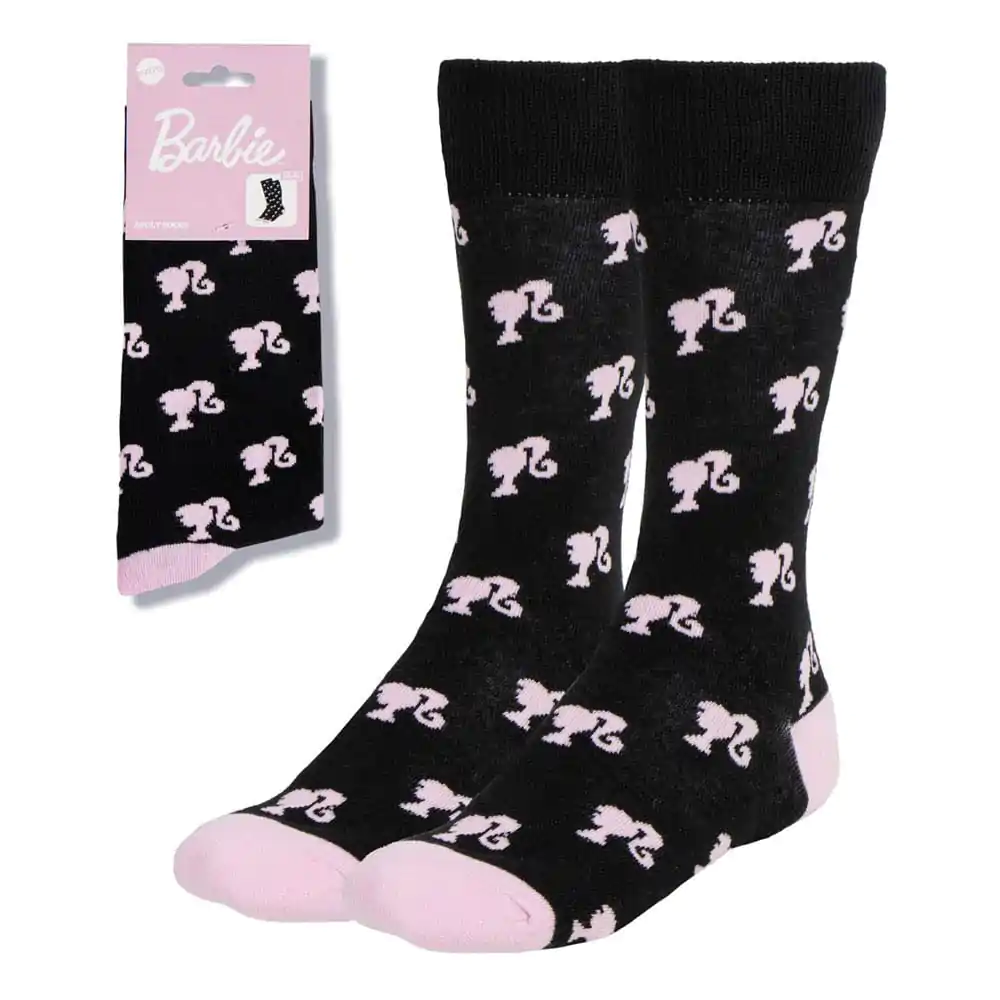 Skarpetki Barbie Logo Black 36-43 zdjęcie produktu