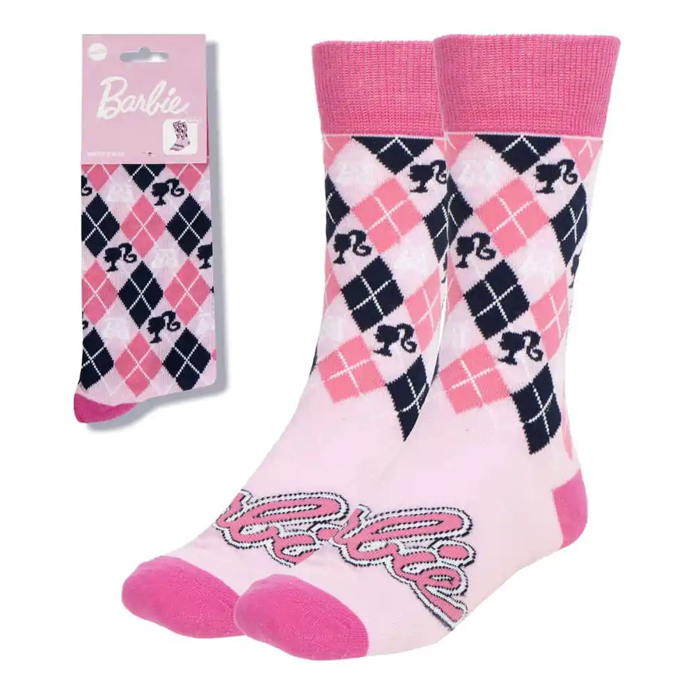 Skarpetki Barbie Logo Pink 36-43 zdjęcie produktu