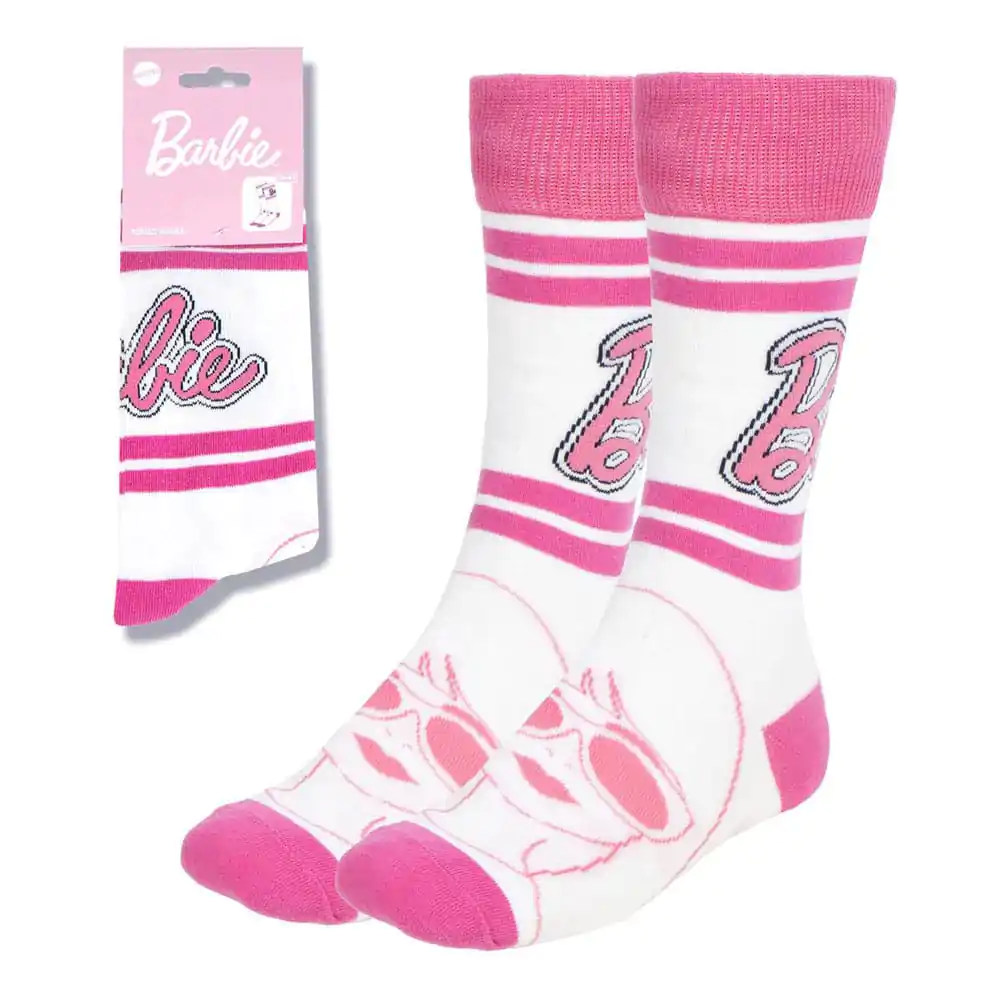 Skarpetki Barbie Logo White 36-43 zdjęcie produktu