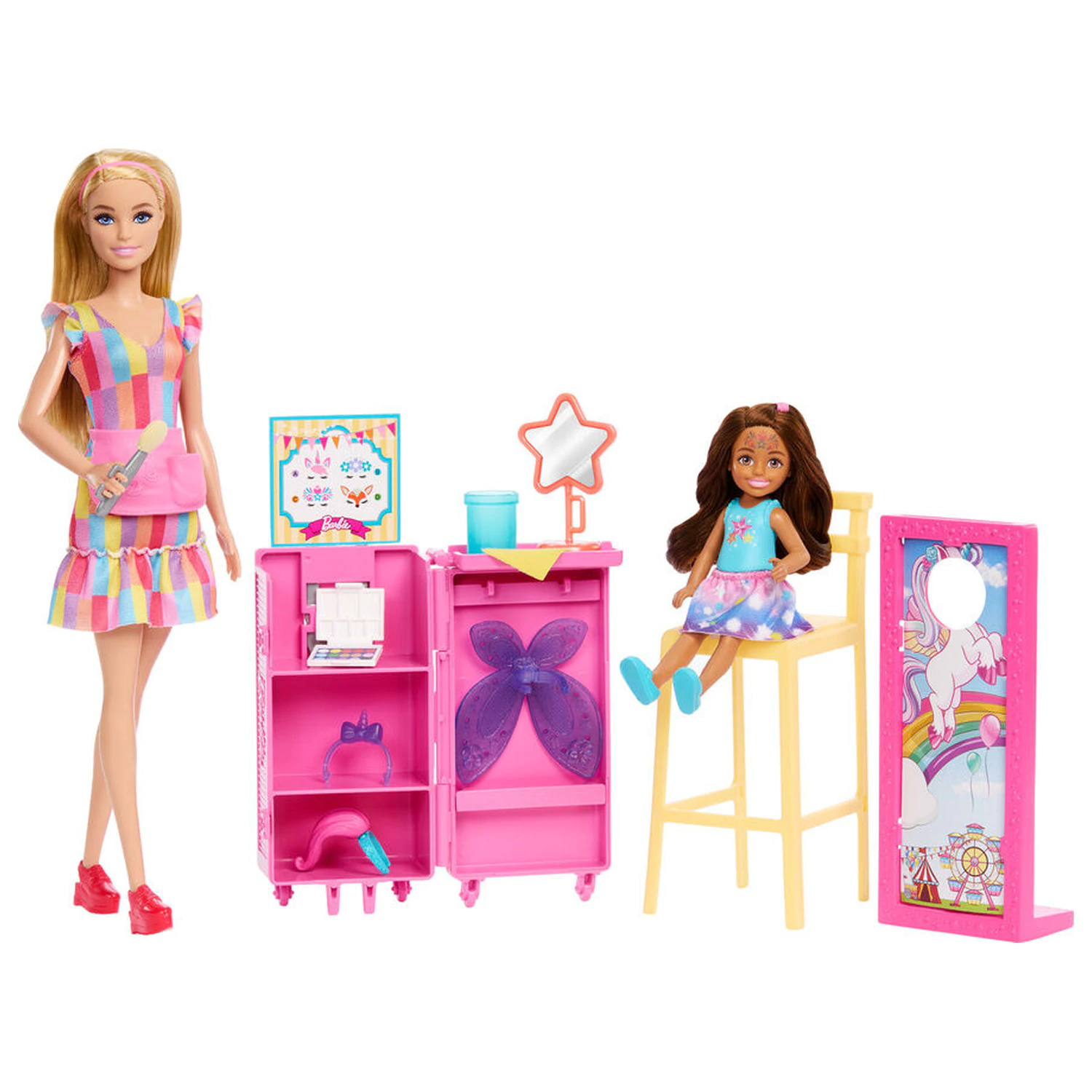 Barbie zestaw 2 lalek stacja do makijażu zdjęcie produktu