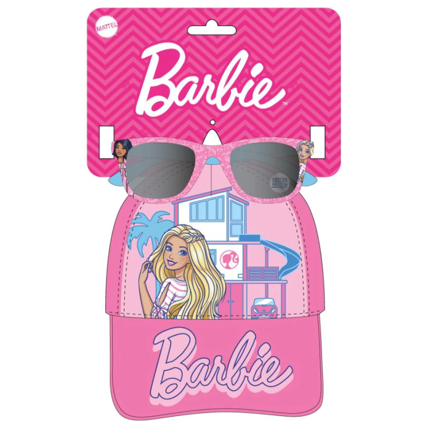 Barbie Malibu Zestaw okularów przeciwsłonecznych i czapeczki z daszkiem zdjęcie produktu