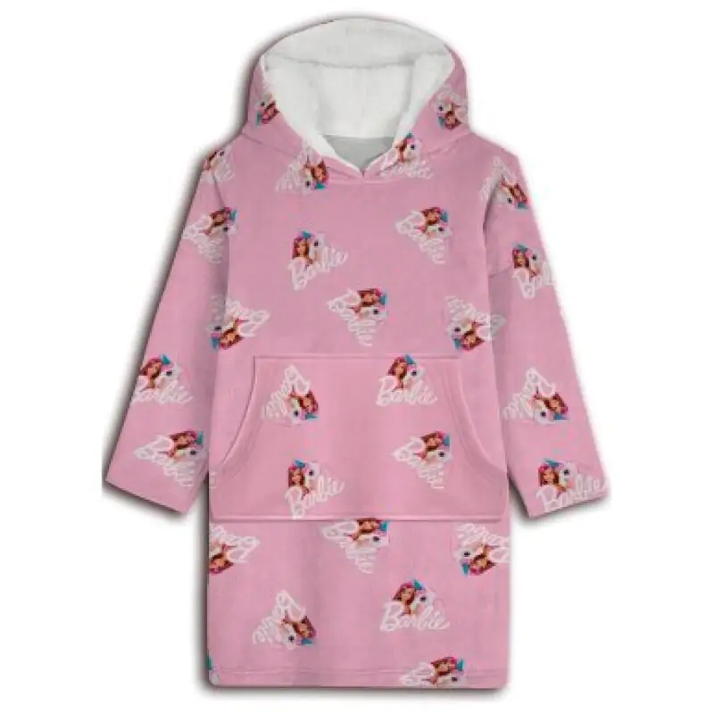 Barbie oversize bluza płaszcz dziecięcy koralowy zdjęcie produktu