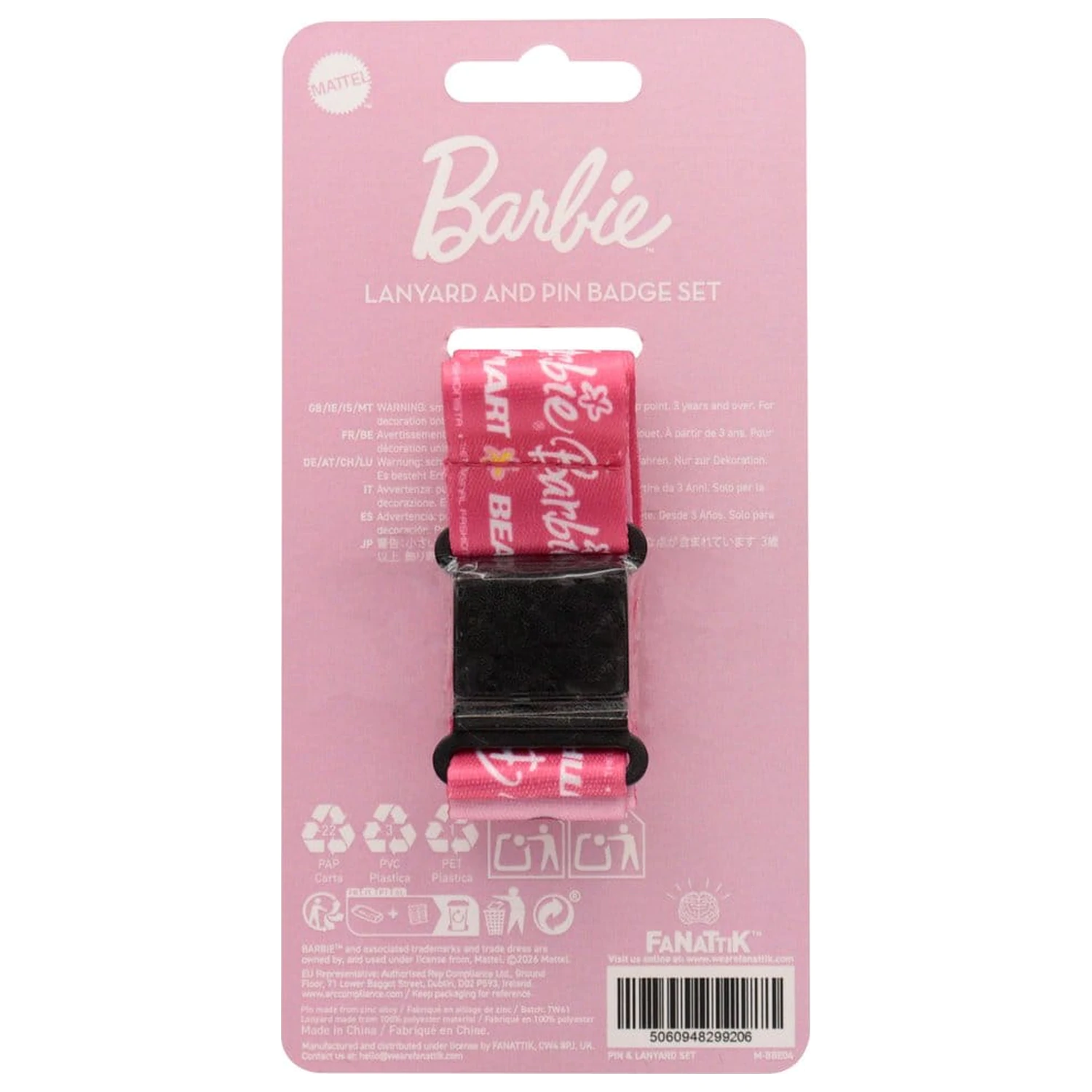 Barbie Smycz i zestaw przypinek (Pin Badge Set) zdjęcie produktu