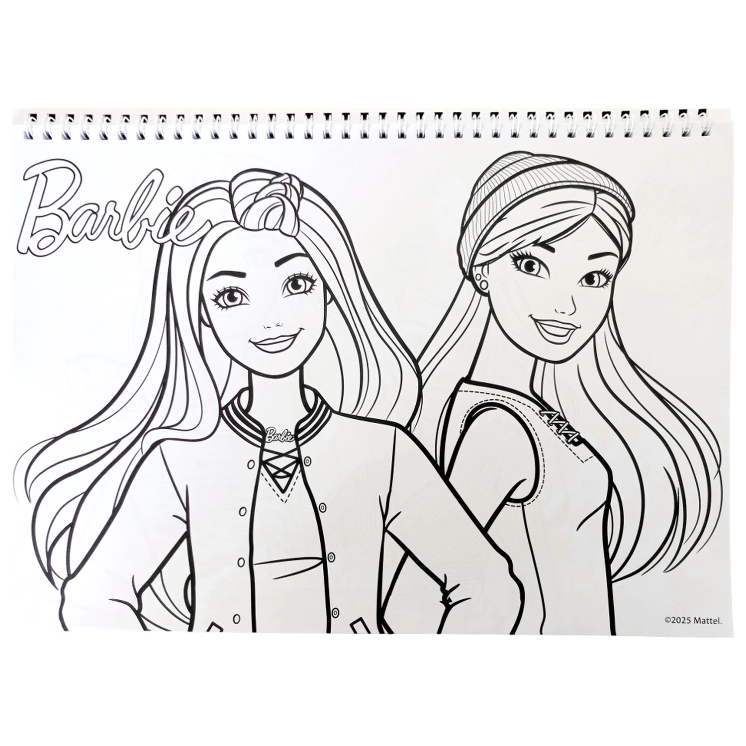 Barbie Paints A/4 Spiral Sketchbook 40 kartek z naklejkami zdjęcie produktu