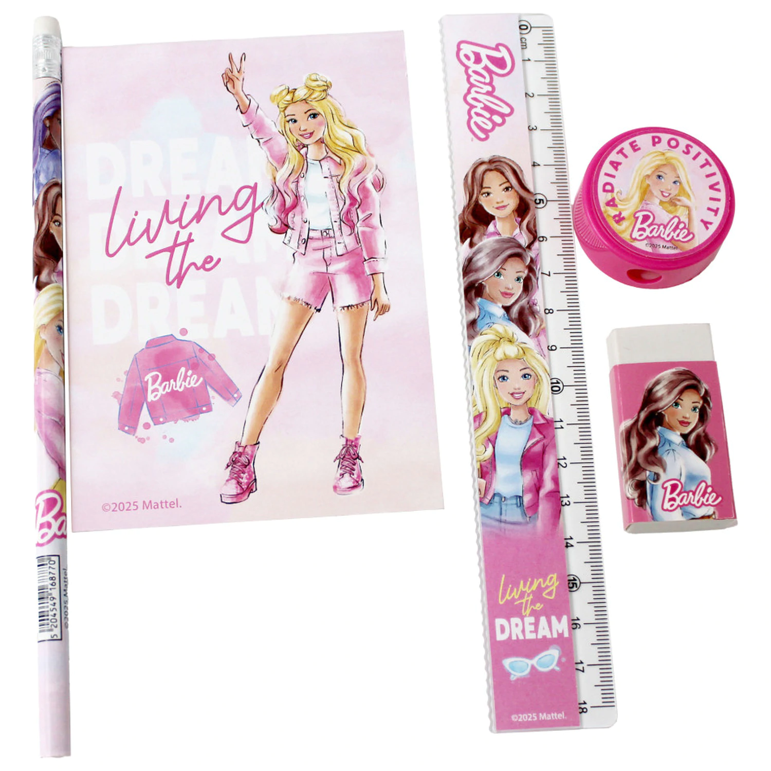Barbie Paints Zestaw papierniczy 5 sztuk zdjęcie produktu