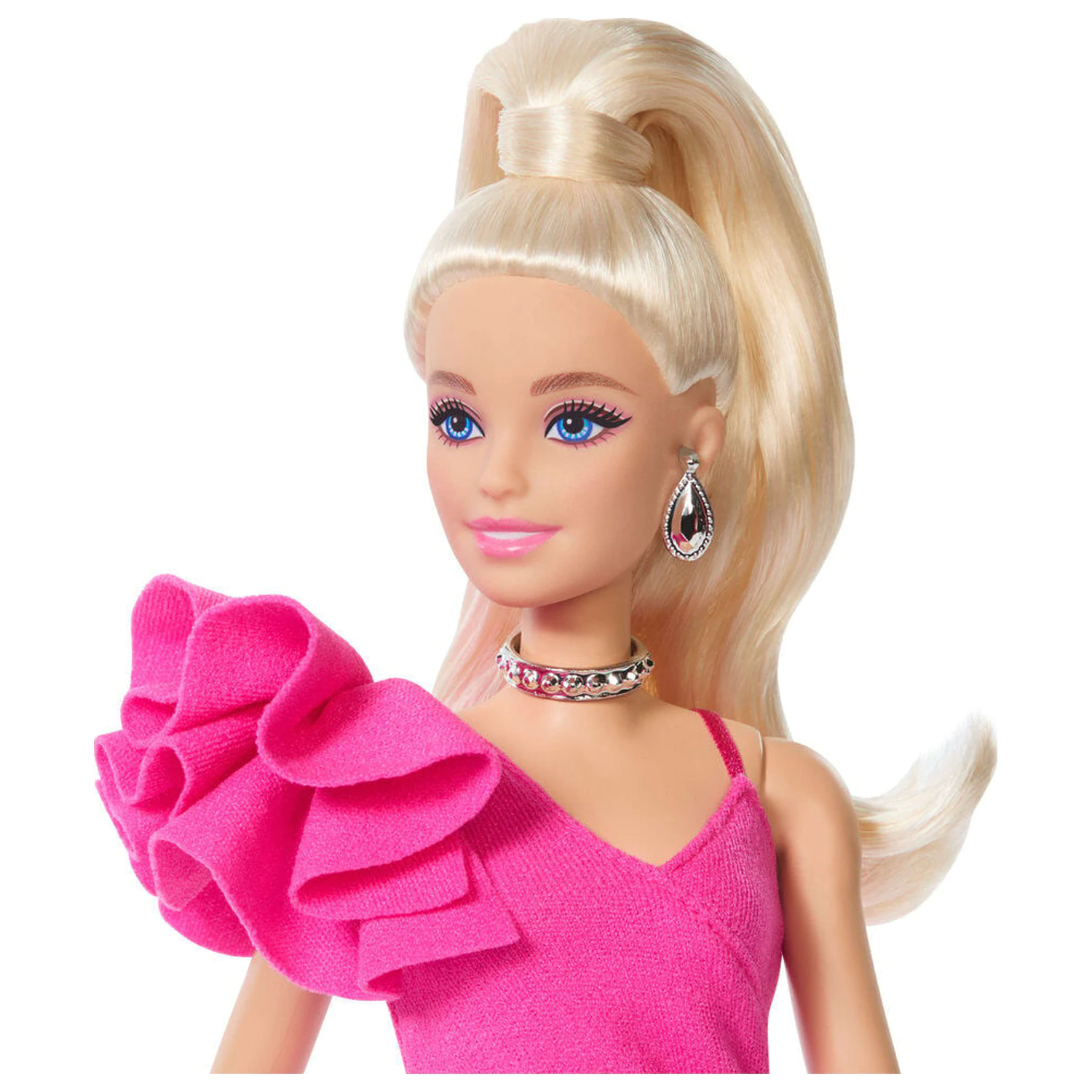 Barbie różowa sukienka lalka zdjęcie produktu