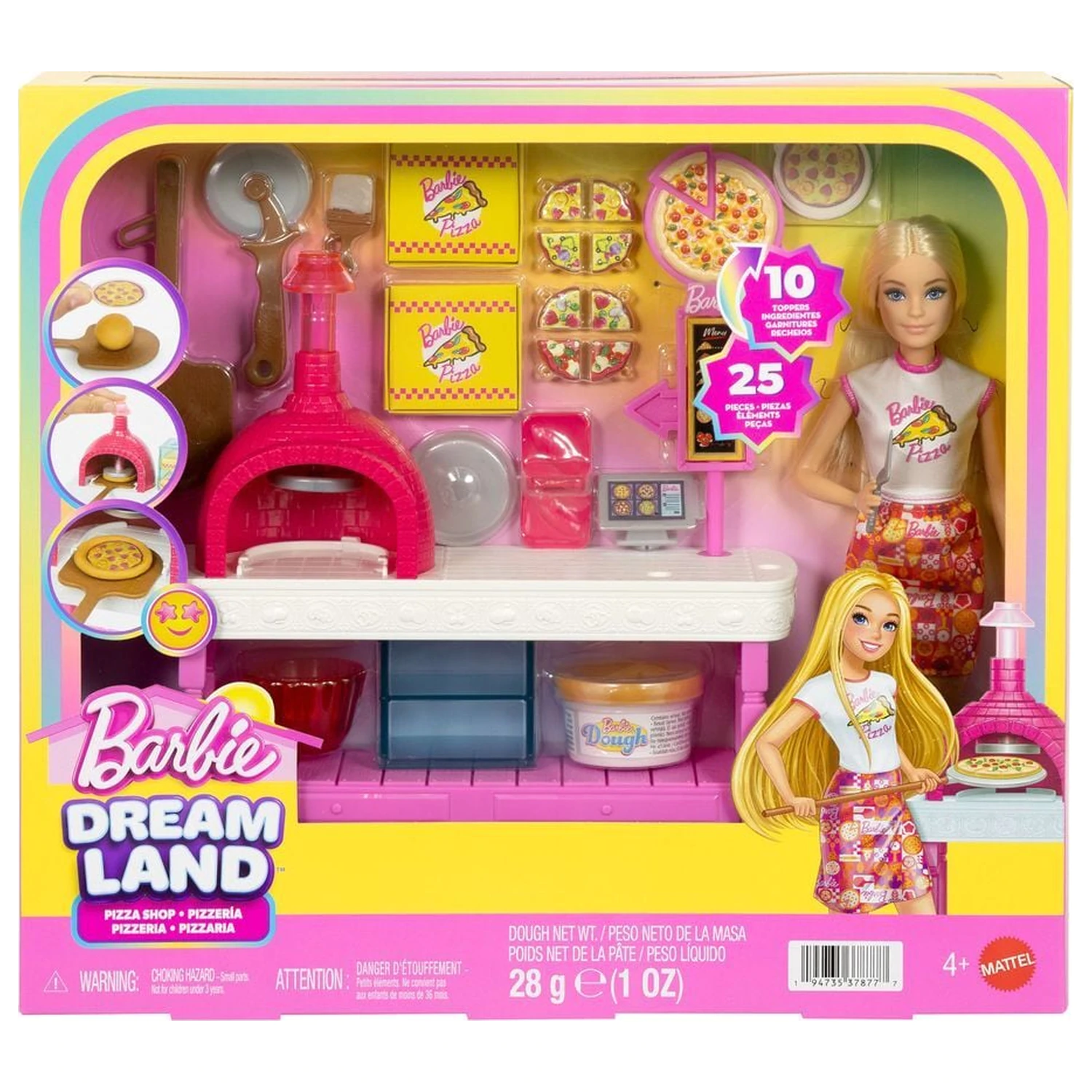 Barbie Lalka Szef Kuchni Pizzy zdjęcie produktu