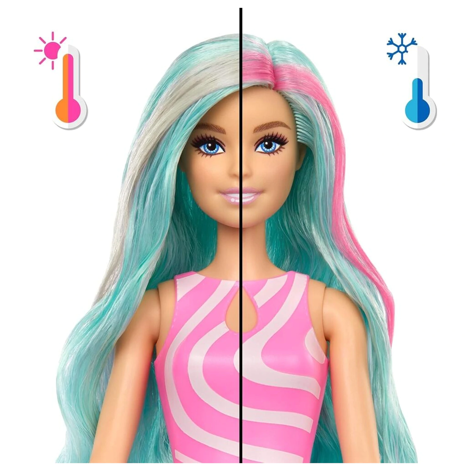 Barbie Pop Reveal Sea Breeze Blue Cup lalka zdjęcie produktu