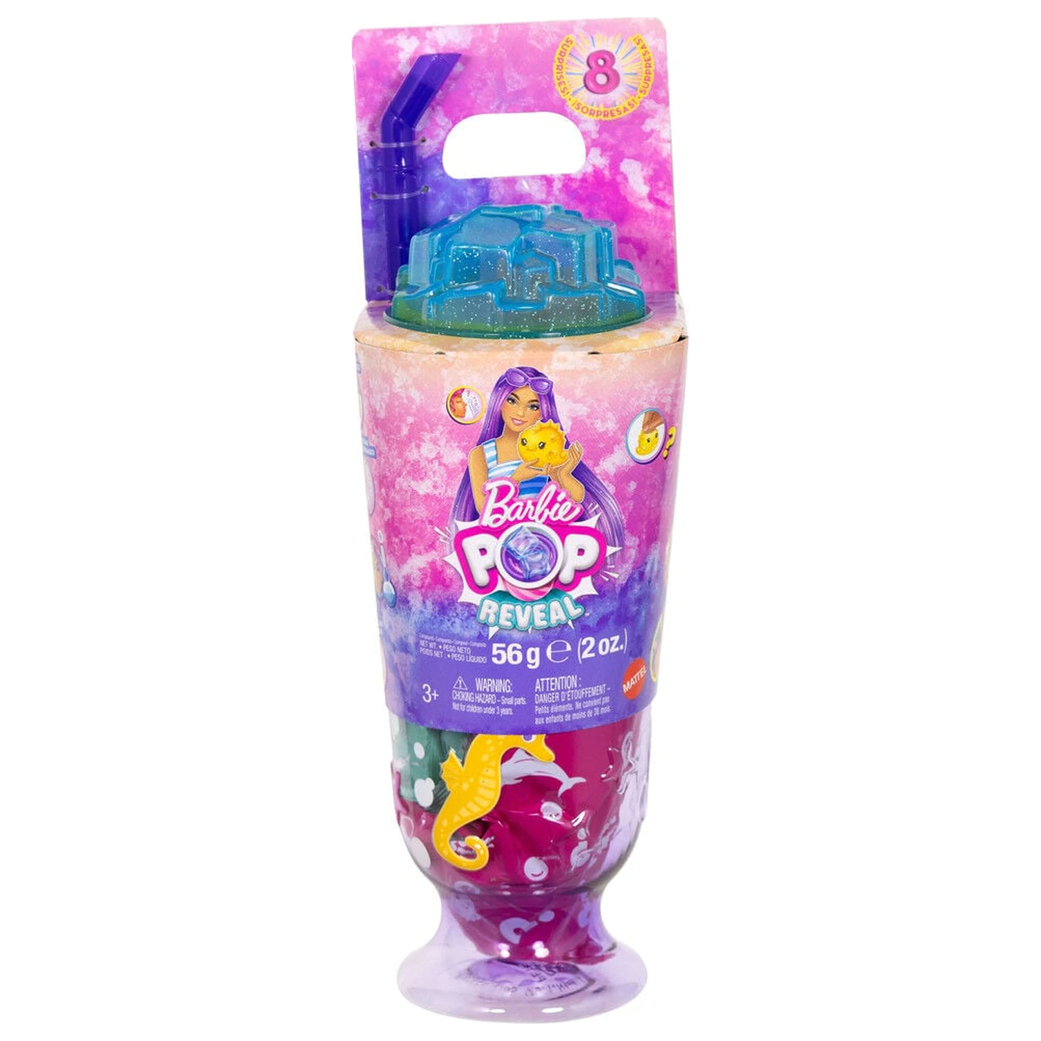 Lalka Barbie Pop Reveal Sea Breeze Purple zdjęcie produktu