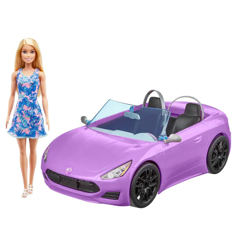 Barbie Fioletowy Kabriolet + lalka zdjęcie produktu