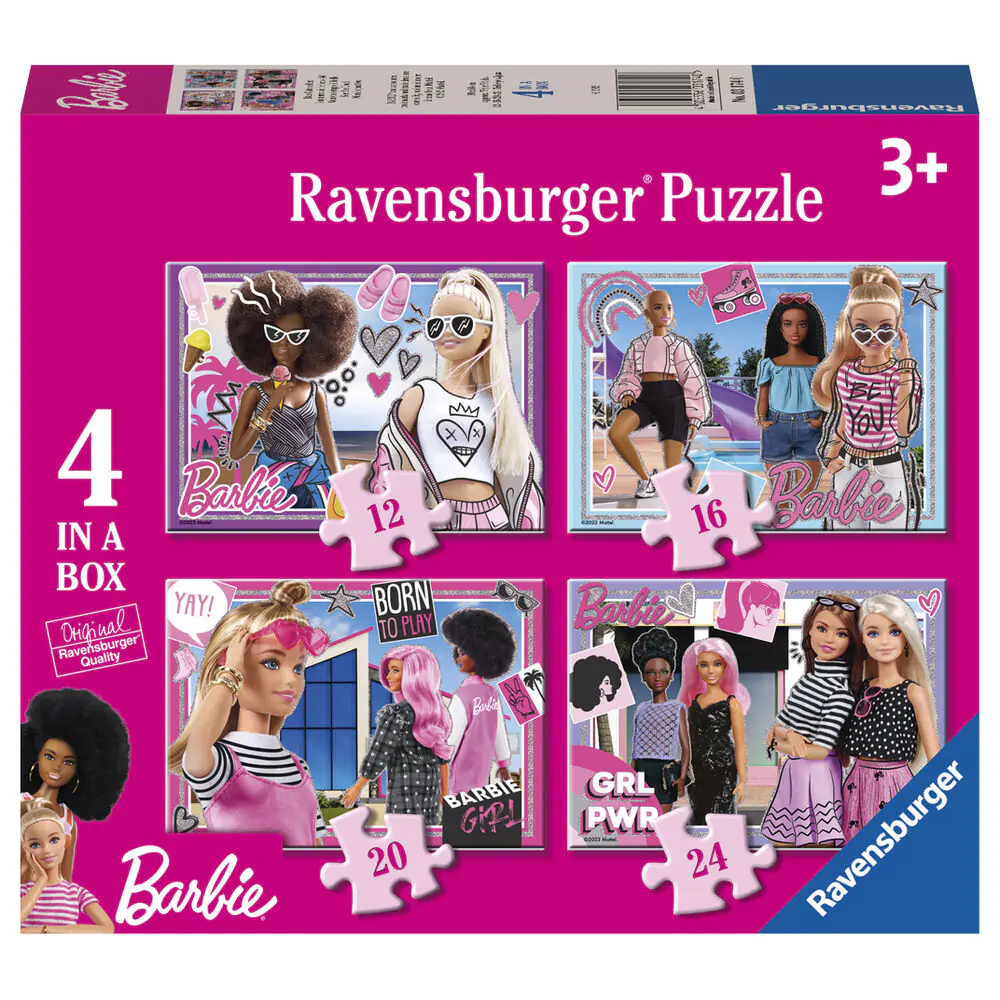 Puzzle Barbie 12-16-20-24 elementy zdjęcie produktu