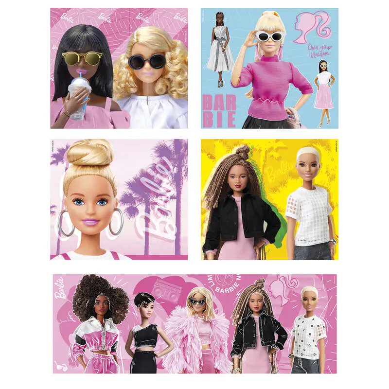 Puzzle Barbie 18-30-48-60 elementów zdjęcie produktu