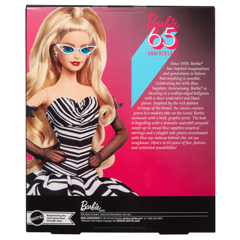 Lalka Barbie Signature 65th Anniversary Gala Dress zdjęcie produktu