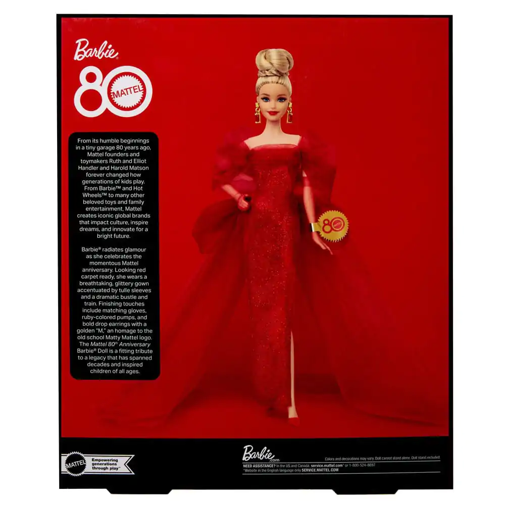 Barbie Signature Doll 80th Anniversary Blonde zdjęcie produktu