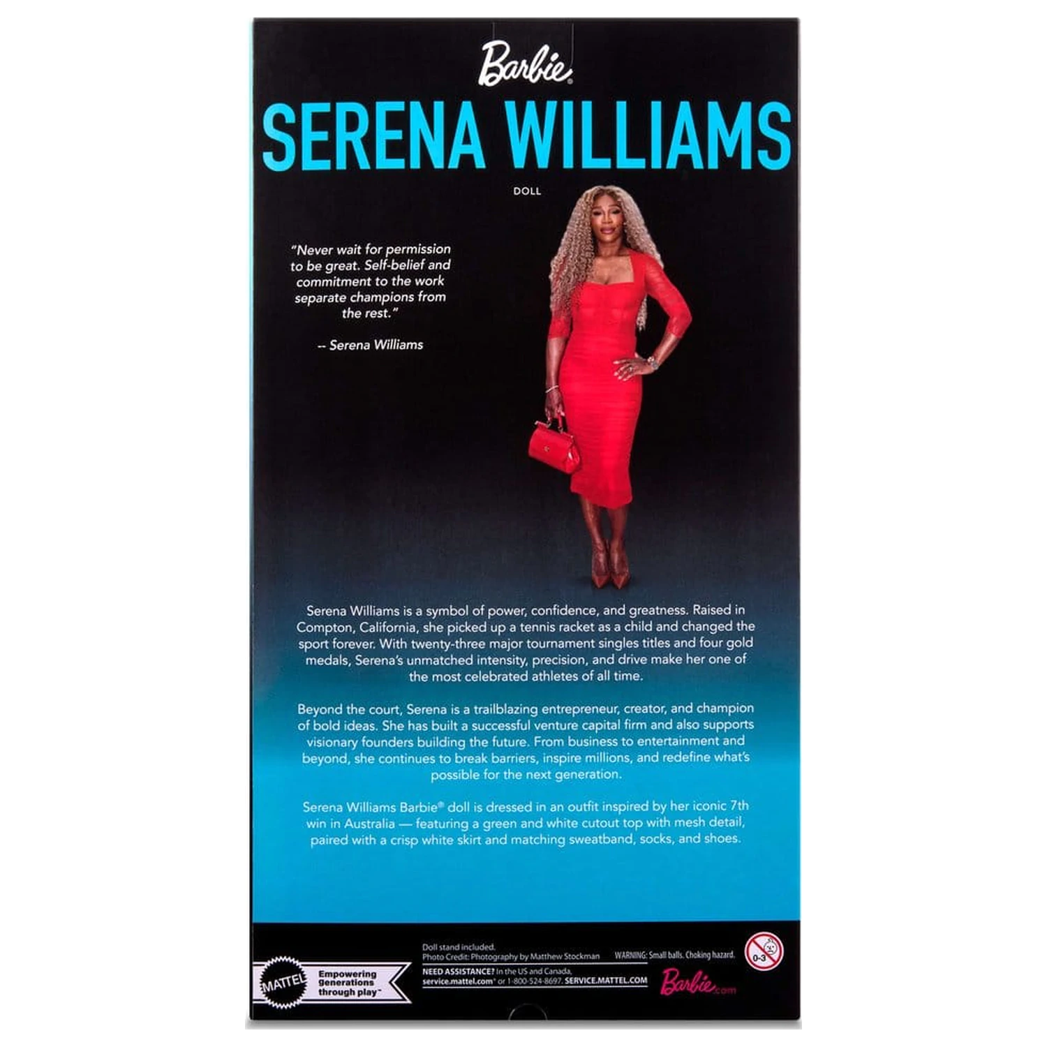 Lalka Barbie Signature Serena Williams zdjęcie produktu