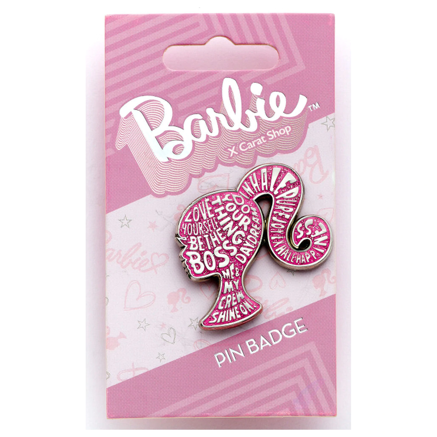 Barbie Sparkly Silhouette przypinka badge zdjęcie produktu