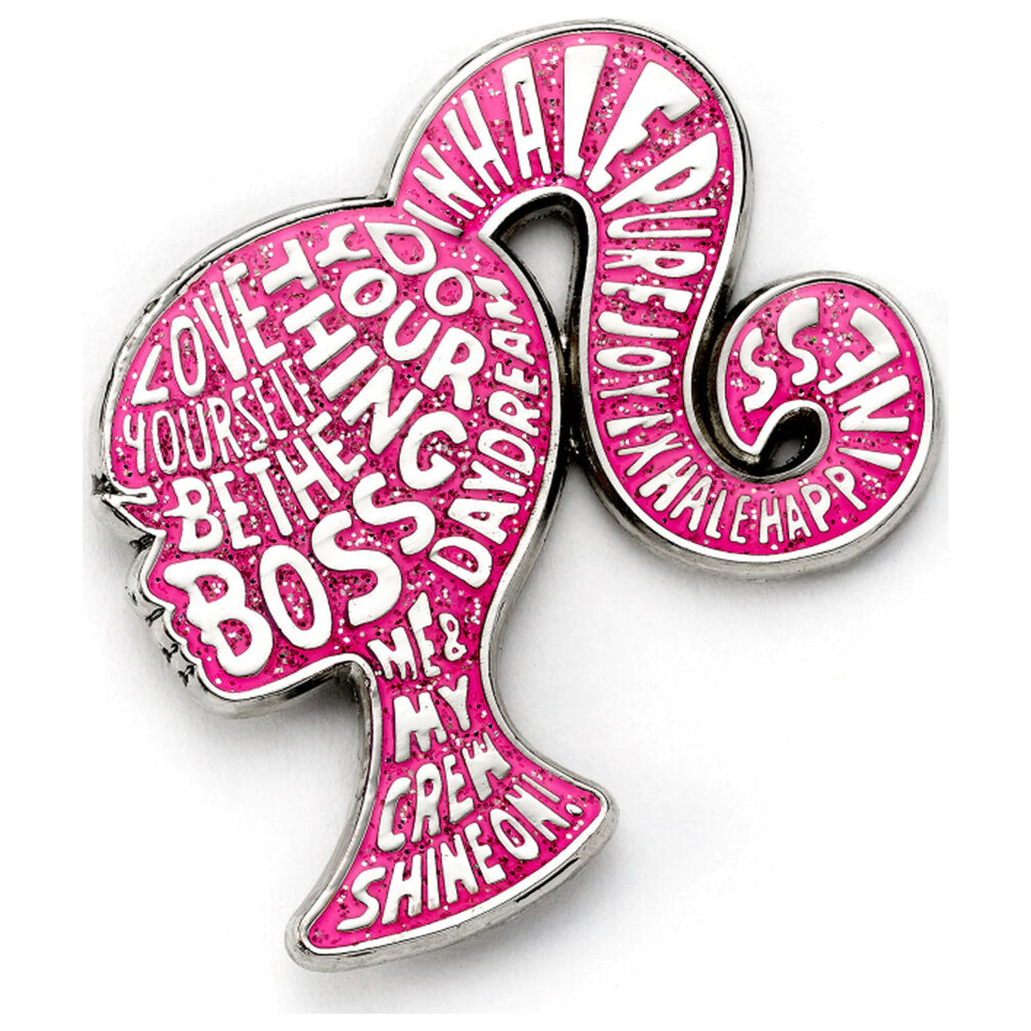 Barbie Sparkly Silhouette przypinka badge zdjęcie produktu