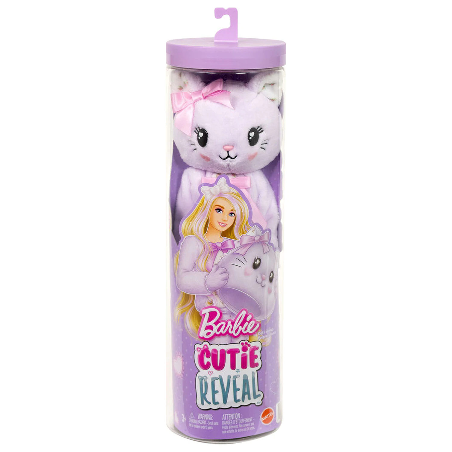 Barbie Sweet Ties Cutie Reveal Lilac Kitten lalka zdjęcie produktu