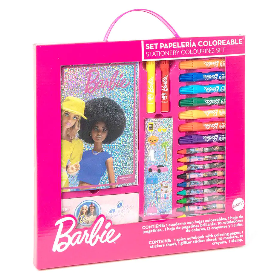 Barbie zestaw papierniczy do kolorowania zdjęcie produktu