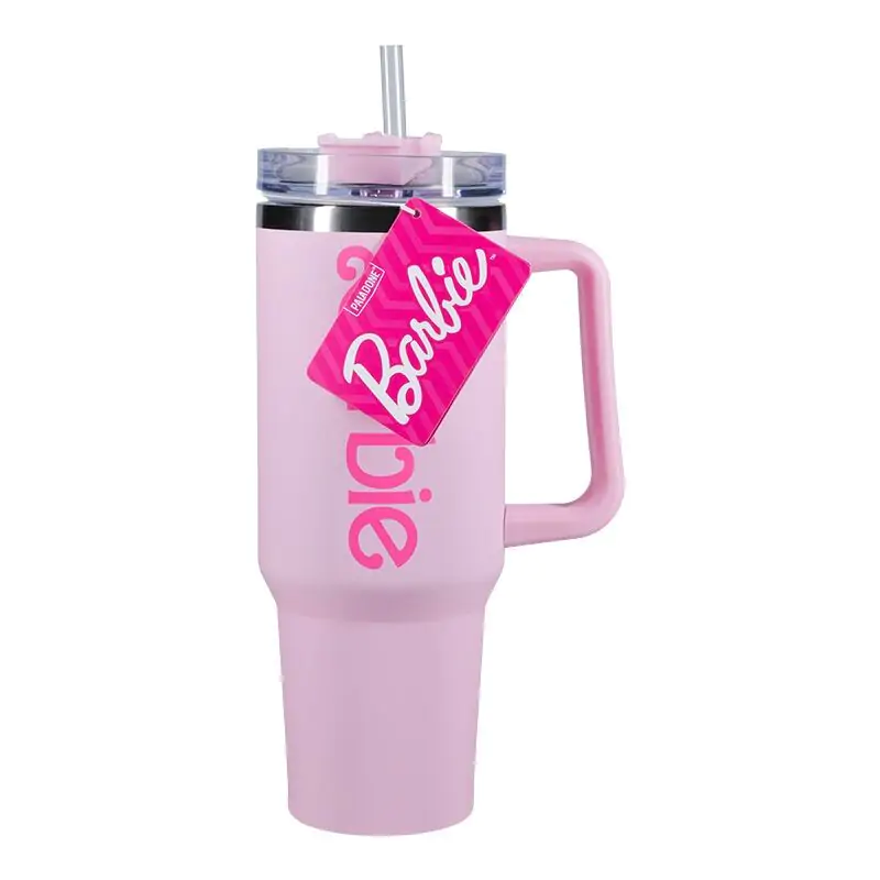 Kubek termiczny ze słomką Barbie 1200 ml zdjęcie produktu