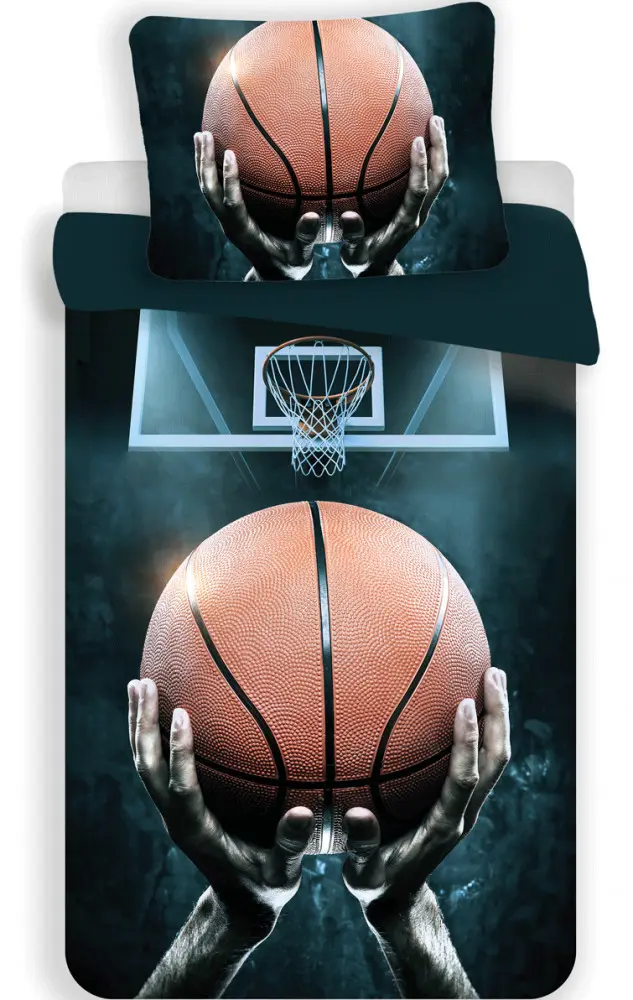 Poszwa na kołdrę Basketball 140x200cm, poszewka na poduszkę 70x90 cm zdjęcie produktu