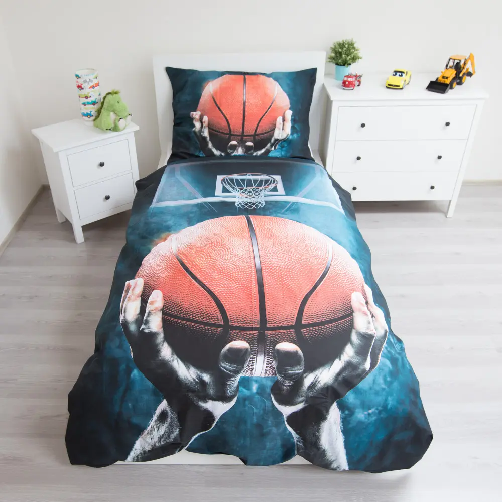 Poszwa na kołdrę Basketball 140x200cm, poszewka na poduszkę 70x90 cm zdjęcie produktu