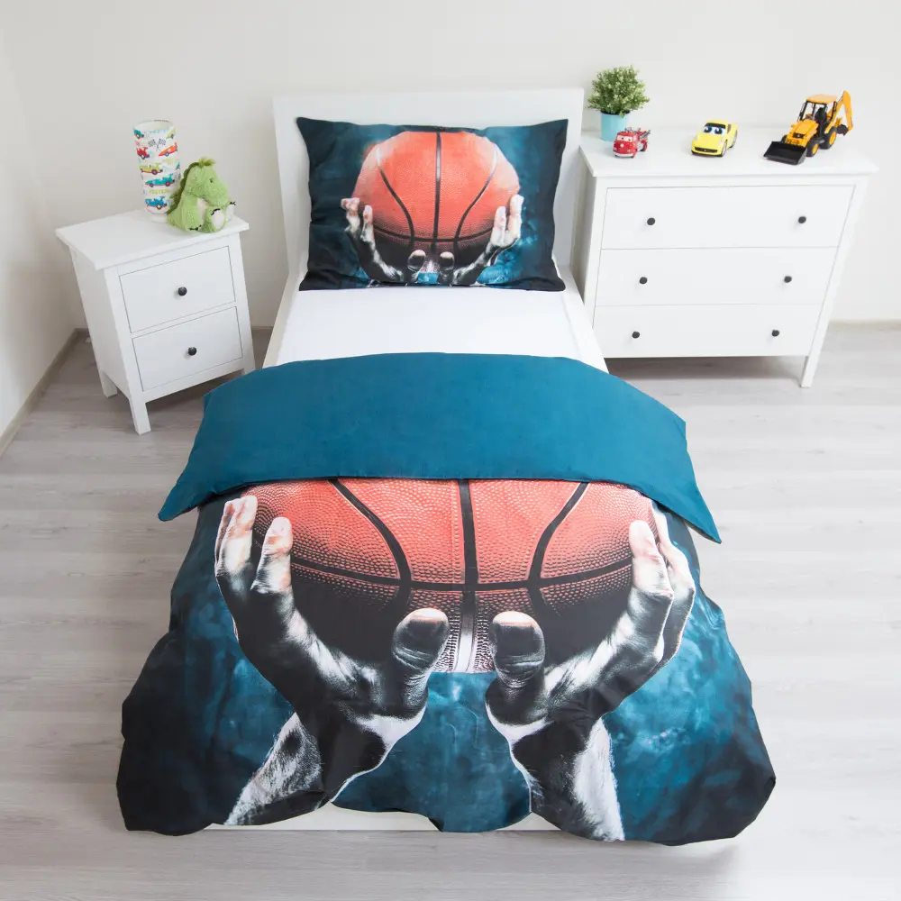 Poszwa na kołdrę Basketball 140x200cm, poszewka na poduszkę 70x90 cm zdjęcie produktu