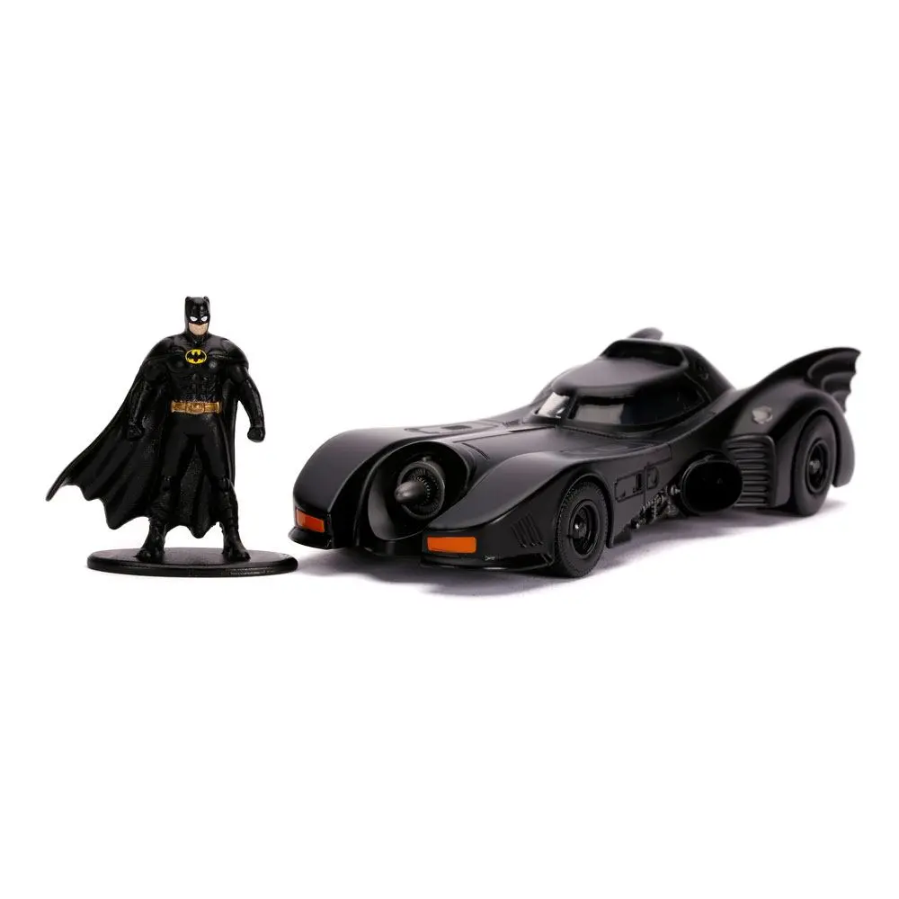 Batman 1989 Hollywood Rides Diecast Model 1/32 Batmobil z 1989 roku z Figurką zdjęcie produktu