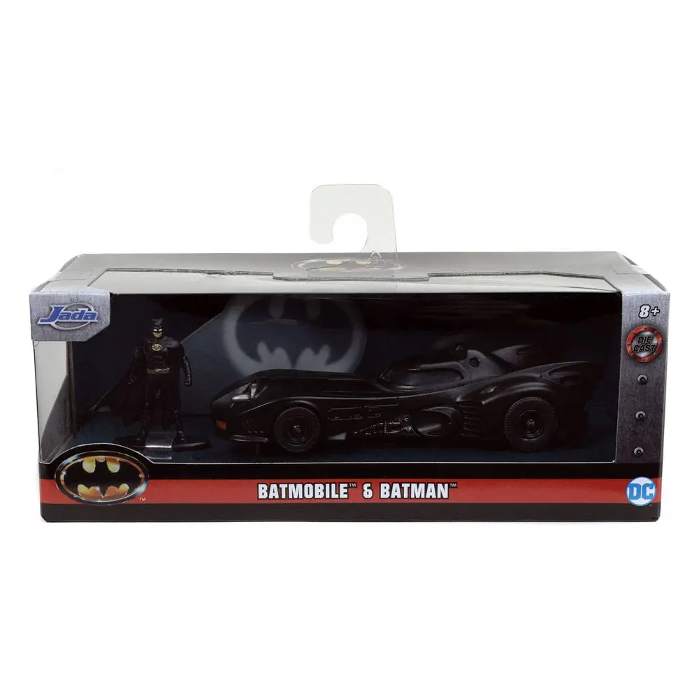 Batman 1989 Hollywood Rides Diecast Model 1/32 Batmobil z 1989 roku z Figurką zdjęcie produktu