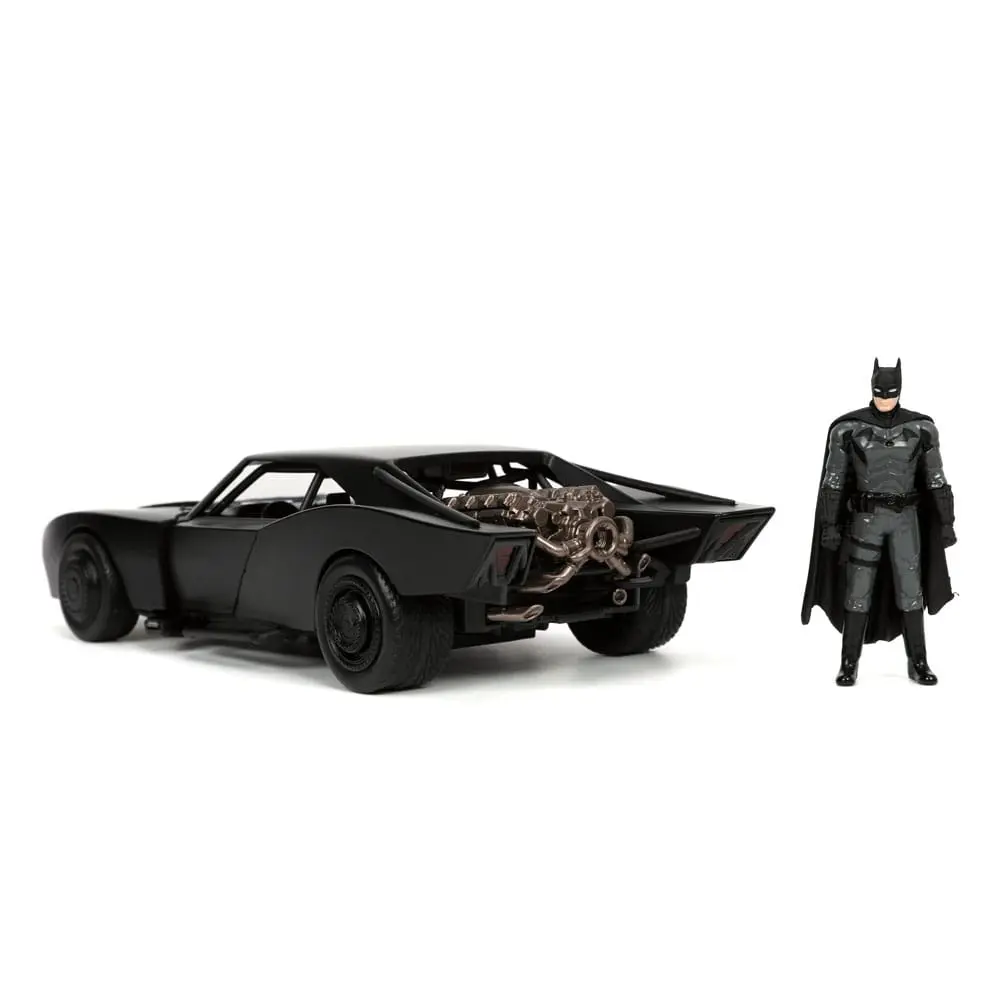 Batman 2022 Hollywood Rides Diecast Model 1/24 2022 Batmobil z Figurką zdjęcie produktu