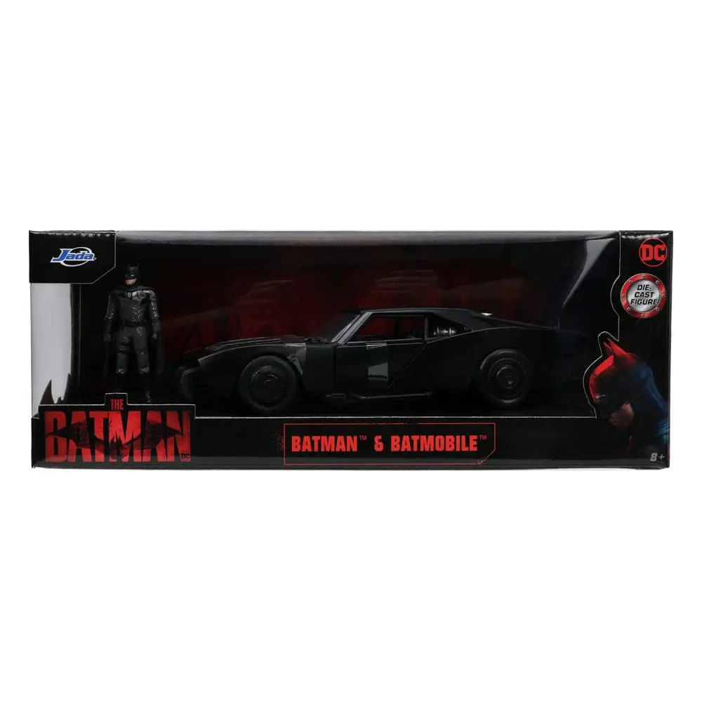 Batman 2022 Hollywood Rides Diecast Model 1/24 2022 Batmobil z Figurką zdjęcie produktu