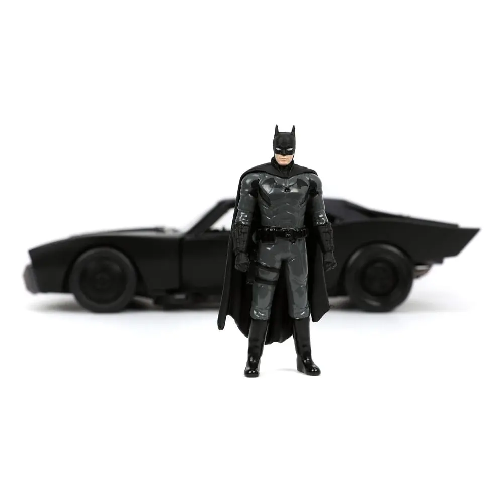 Batman 2022 Hollywood Rides Diecast Model 1/24 2022 Batmobil z Figurką zdjęcie produktu