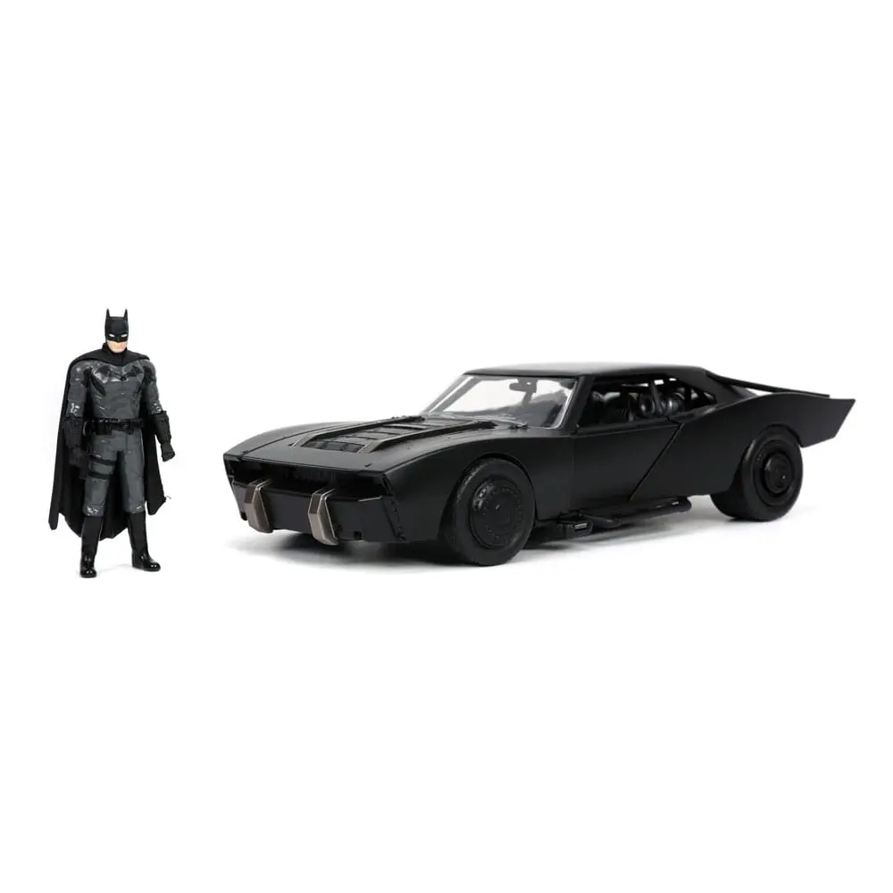 Batman 2022 Hollywood Rides Diecast Model 1/24 2022 Batmobil z Figurką zdjęcie produktu