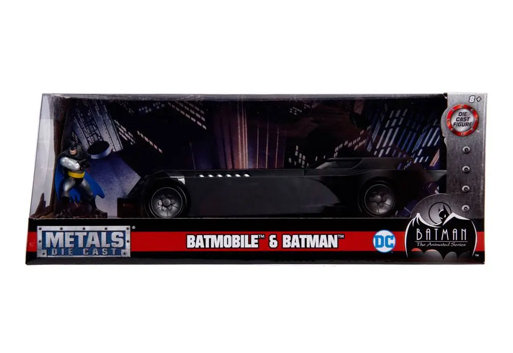Batman Animated Series Metals model odlewany ciśnieniowo 1/24 Batmobile z figurką zdjęcie produktu