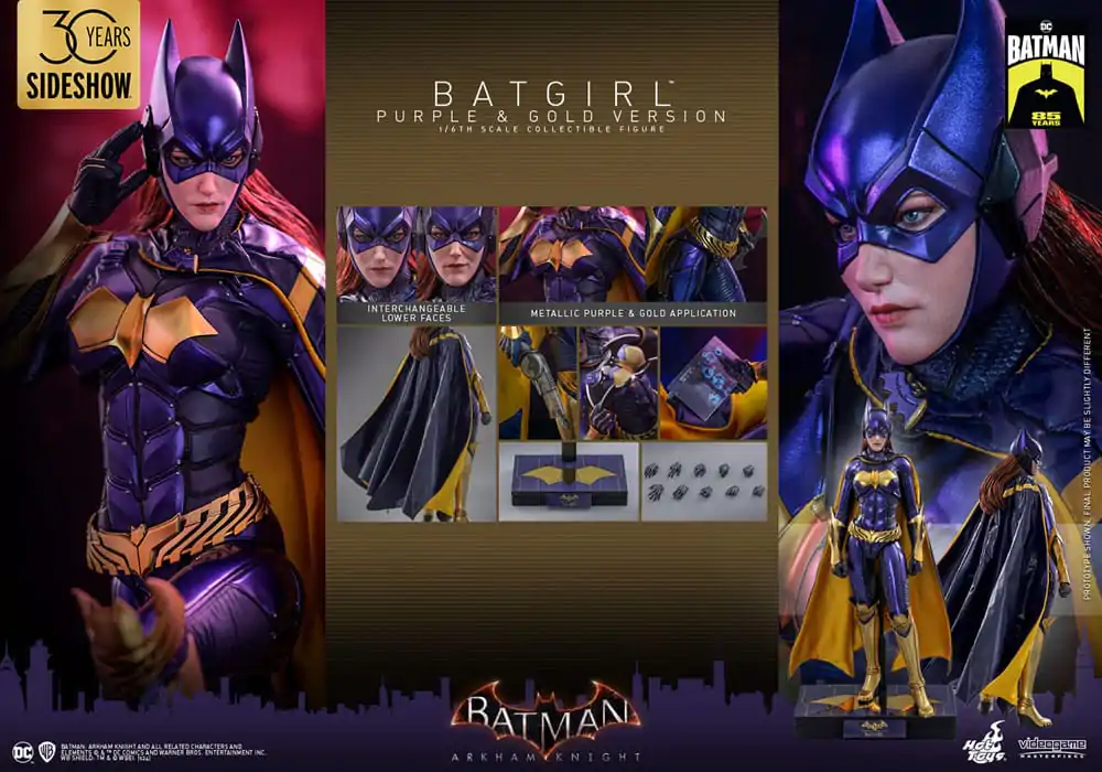 Batman Arkham Knight Videogame Masterpiece Figurka Akcji 1/6 Batgirl (Wersja Fioletowo-Złota) Exclusive 30 cm zdjęcie produktu