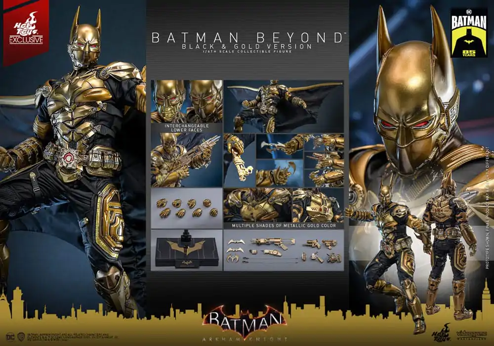Batman: Arkham Knight Videogame Masterpiece Figurka Akcji 1/6 Batman Beyond (Black & Gold Version) 32 cm zdjęcie produktu