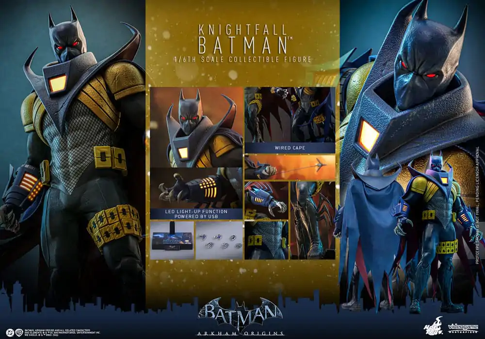 Batman: Arkham Origins Arcydzieło Gry Wideo Figurka Akcji 1/6 Knightfall Batman 32 cm zdjęcie produktu