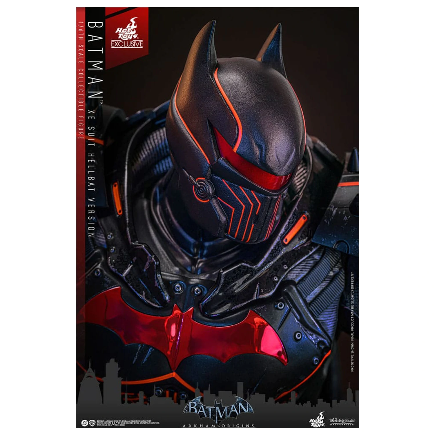Batman Arkham Origins Videogame Masterpiece Action Figure 1/6 XE Suit Hellbat Version 33 cm zdjęcie produktu